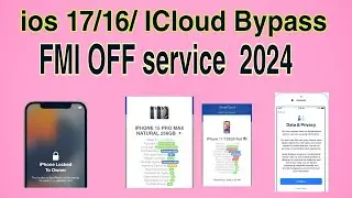ios 17 iCloud bypass | how to unlock icloud | Activation lock | iCloud bypass ios 17/16