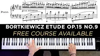 Bortkiewicz - Etude op  15 No  9 in F# minor [Denis Zhdanov]