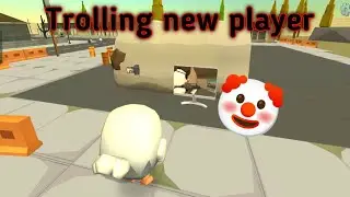 Trolling new players 🤡😂 |chicken gun|