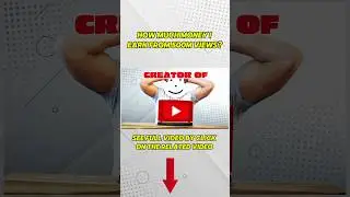 500M Short Video Earning Reveal 😮🤑 #youtubeshorts #viral #trending #earning #youtubeearning