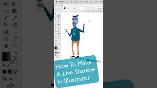 Making A Dynamic Shadow That Adapts To Changes And Is Attached To Object In Illustrator #tutorial