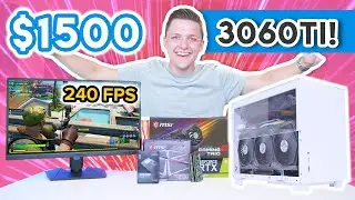 $1500 RTX 3060Ti Gaming PC Build 2021! [Ryzen 5 5600X, Lian Li Q58 & Gaming Benchmarks!]