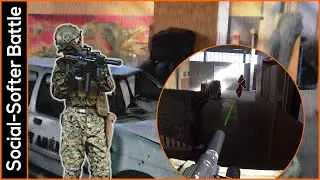 Airsofter feeling of life! Social-softer battle 