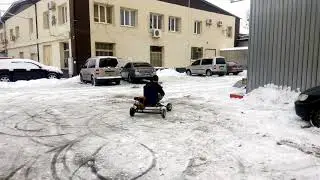 Мини машинка под GoPed TRQ (самоделка)