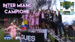 Thropy Pertama Messi, Inter Miami juara leagues cup 2023