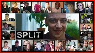 SPLIT Official Trailer Reaction's Mashup
