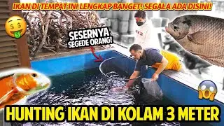 HUNTING IKAN DI KOLAM DALEMNYA 3 METER! SESERNYA AJA SEGEDE ORANG! IKANNYA LENGKAP PISAN DI BANDUNG!