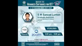 Workshop on PSIM by S M Sanzad Lumen, Organized by the IICT, RUET, & volunteered by IEEE RUET SB