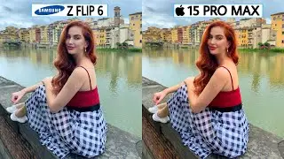 Samsung Galaxy Z Flip 6 Vs iPhone 15 Pro Max Camera Test Comparion