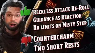 Baldur's Gate 3 Rulings I like and dislike