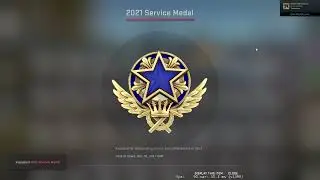 CSGO Getting Tier 3 (Blue) Service Medal 2021