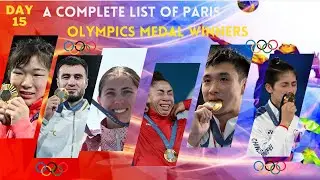 🏅 Day 15: Paris Olympics Medal Winners !