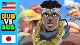 JoJo Part 3 - JoJo Bizarre Adventure Sub vs Dub