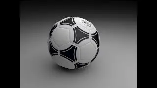 3ds Max Football Model Tutorial | football texture in 3ds max
