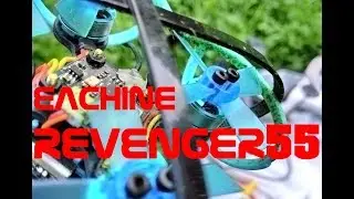 Eachine Revenger55 conversion, maiden flight