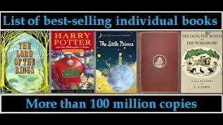 Top Best-Selling Individual Books || Best Selling Books || All Over The World