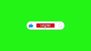 Subscribe Button Green Screen No Copyright 2021.