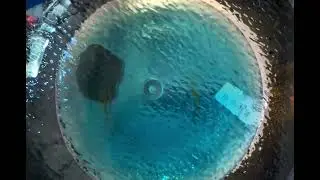 gravity and centripetal forces acting on a body of water