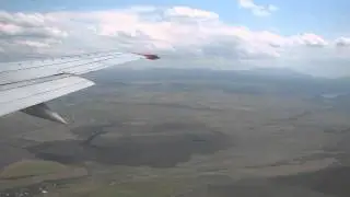 Боинг 737 400 UN217 Трансаэро  посадка  Симферополь Крым 04 07 2014