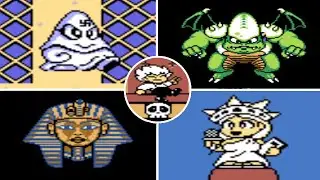 Game n°181 - Akumajou Special : Boku Dracula-Kun ( NES ) All bosses
