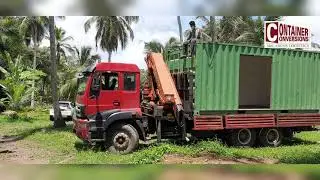 02 x 20' Container Home cabin delivery to Nattandiya