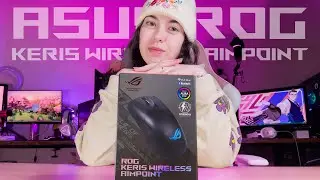 NUEVO MOUSE PERSONALIZABLE DE ASUS | ROG KERIS WIRELESS AIMPOINT | Review, unboxing y customización