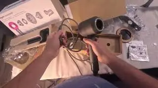 Unboxing Dyson Supersonic Hair Dryer, Stand & Attachments | Costco