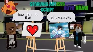 Starving Artists script auto draw 80+ photos roblox | NixScripts