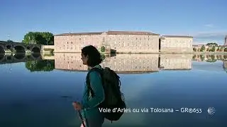 La voie d'Arles sur le chemin de Saint Jacques de Compostelle