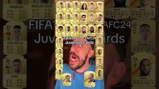 Juventus cards fifa 19 versus eafc24 😧 with Ronaldo,Dybala and Federico chiesa