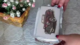 Master class of the banknote. Stain, lacquering, sketching.