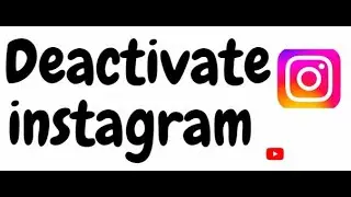 how to deactivate instagram account temporarily | instagram temporary deactivate kaise kare | New