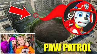 THE DRONE CAUGHT PAW PATROL IN REAL LIFE!! *MARSHALL IN DANGER*