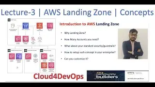 AWS Landing Zone - Creating a Foundation for Your AWS Migrations | Concepts | @Cloud4DevOps  ​