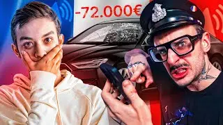 le tira una piedra al coche del presidente - bromita #17