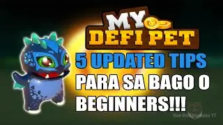 TOP 5 TIPS FOR BEGINNERS FOR MY DEFI PETS (DPETS)! #Filipino #Quarter3 #Q3