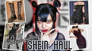 SHEIN Summer GOTH & ALT TRY-ON HAUL *Hot Goth Summer* 💀