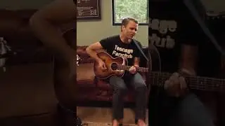 Backstage acoustic rendition of 