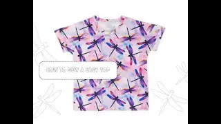 How to sew a girls top- madebymepatterns.com