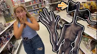 SIREN HEAD AT TARGET CHASES TEENAGERS!