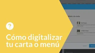 AyudaPanel | Cómo digitalizar tu carta o menú