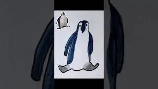 How to draw Pingvin | 3008 Roblox #easydrawing