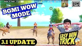 EASY WIN TRICK DINOSAUR VS MOTORCYCLE WOW MODE IN BGMI