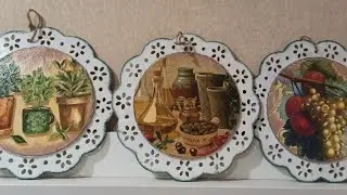 Декупаж  настенное панно . Мастер класс