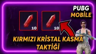 PUBG MOBİLE BEDAVA KIRMIZI KRİSTAL KASMA TAKTİĞİ | KIRMIZI KRİSTAL NASIL ALINIR