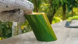 DIY bamboo slingshots