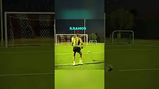 Ramos gives his kids a penalty lesson 
