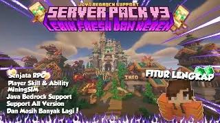 SERVER SIAP PAKAI MINECRAFT BEDROCK & JAVA | SUDAH SUPPORT VERSI TERBARU!!! SEMUA VERSI!!!!!!