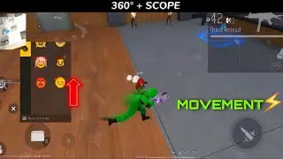 NEW 360°+SCOPE GLITCH || SPEED TUTORIAL  IN FREE FIRE || FREE FIRE MOVEMENT TRICK