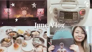 sushi w/ besties, Odesza TLGF, vinyl unboxings, new rice cooker | june 2024 ❀ pasu vlog ep. 9